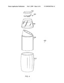 PILL BOTTLE INCLUDING AN INTERNAL SLEEVE AND AN EXTERNAL SLEEVE diagram and image