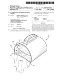 Flexible panel pitcher with curved divider diagram and image