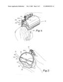 Flexible panel pitcher with curved divider diagram and image