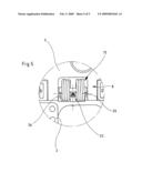 Cargo receiving arrangement for an aircraft hold diagram and image