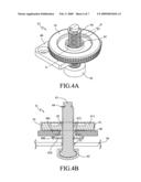 Height Adjustment Device Adapted in a Projection Apparatus and Projection Apparatus Comprising the Height Adjustment Device diagram and image