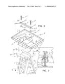 TRAY SYSTEM FOR STEPLADDERS OR THE LIKE, AND METHOD THEREFORE diagram and image