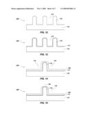 METHODS OF FABRICATING DUAL FIN STRUCTURES AND SEMICONDUCTOR DEVICE STRUCTURES WITH DUAL FIN STRUCTURES diagram and image