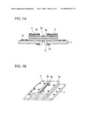 Semiconductor stack package having wiring extension part which has hole for wiring diagram and image