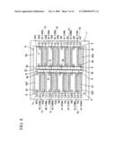 Semiconductor stack package having wiring extension part which has hole for wiring diagram and image