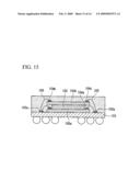 Semiconductor stack package having wiring extension part which has hole for wiring diagram and image