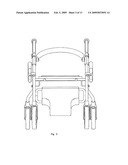 Reversible walker assembly diagram and image