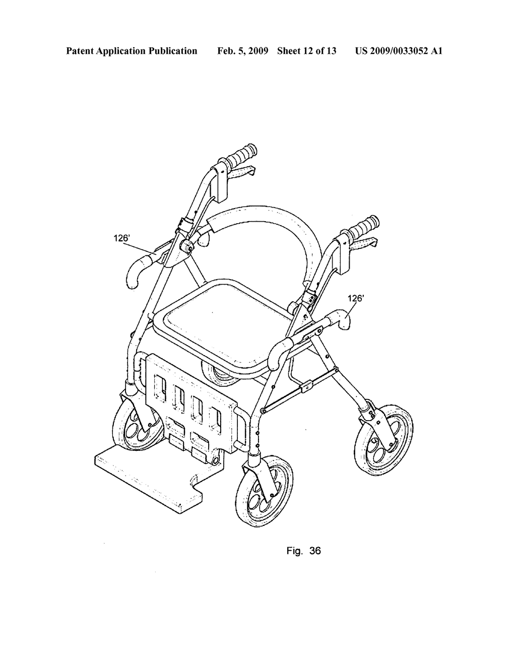 Reversible walker assembly - diagram, schematic, and image 13