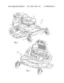 Independent four wheel vibration damping system for riding mowers diagram and image