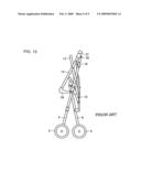 Canopied foldable baby carriage diagram and image