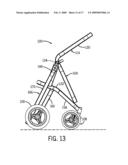 Stroller with Foldable Frame and Adjustable Handle diagram and image