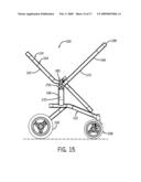 Stroller with Foldable Frame and Adjustable Handle diagram and image