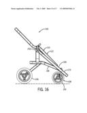 Stroller with Foldable Frame and Adjustable Handle diagram and image