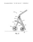 Stroller with Foldable Frame and Adjustable Handle diagram and image