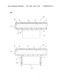 Vehicle upholstery member having air bag door, and method and device for producing the same diagram and image