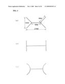 Vehicle upholstery member having air bag door, and method and device for producing the same diagram and image