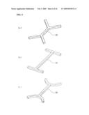 Vehicle upholstery member having air bag door, and method and device for producing the same diagram and image