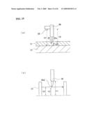 Vehicle upholstery member having air bag door, and method and device for producing the same diagram and image