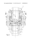 Connecting Device for a Fluid Line diagram and image