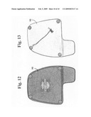 Glovebox cover for a motorcycle diagram and image