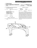 Accessory tray and entertainment system for stroller diagram and image