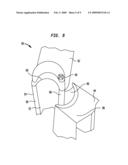 Accessory tray and entertainment system for stroller diagram and image