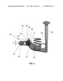 POWERED MOTOR VEHICLE REAR AXLE OF A TWIST-BEAM AXLE TYPE diagram and image