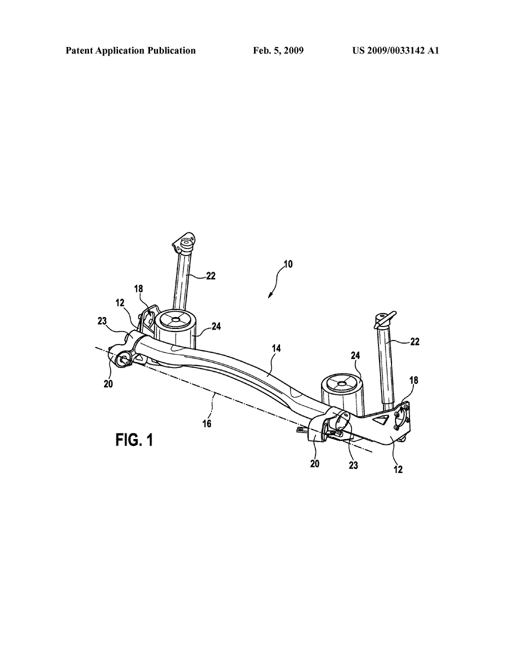 POWERED MOTOR VEHICLE REAR AXLE OF A TWIST-BEAM AXLE TYPE - diagram, schematic, and image 02