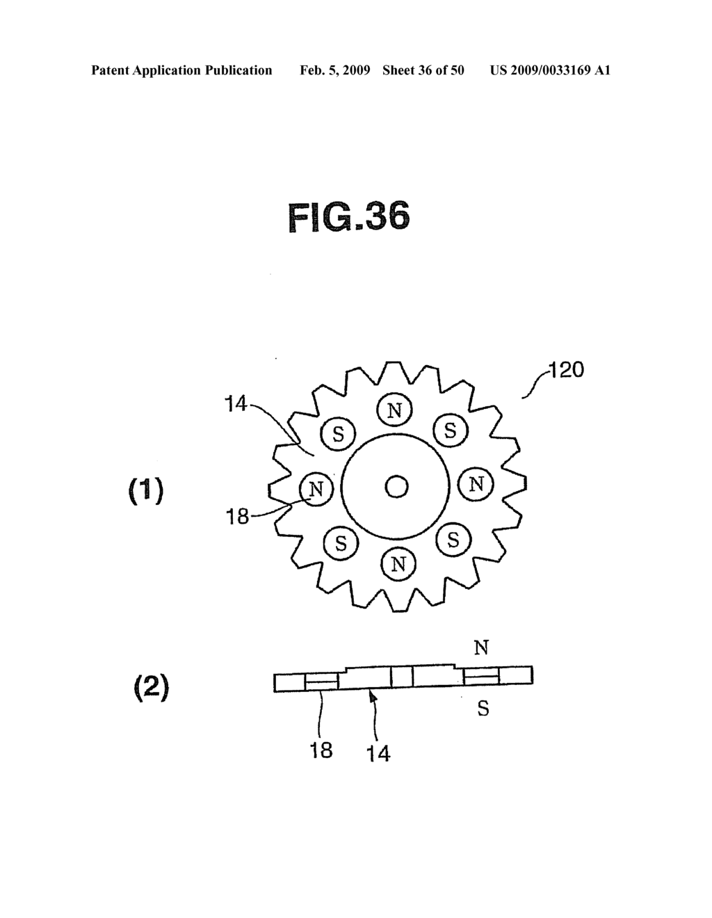 MAGNETIC STRUCTURE AND MOTOR EMPLOYING SAID MAGNETIC STRUCTURE, AND DRIVER COMPRISING SAID MOTOR - diagram, schematic, and image 37