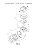 Energy saving lamp having isolated blub and base structure diagram and image