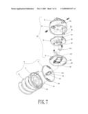 Energy saving lamp having isolated blub and base structure diagram and image