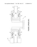 Contact configuration for undertaking tests on circuit board diagram and image