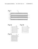 LIQUID CRYSTAL DISPLAY DEVICE PROVIDED WITH A GAS DETECTOR, GAS DETECTOR AND METHOD FOR MANUFACTURING A GAS DETECTOR diagram and image