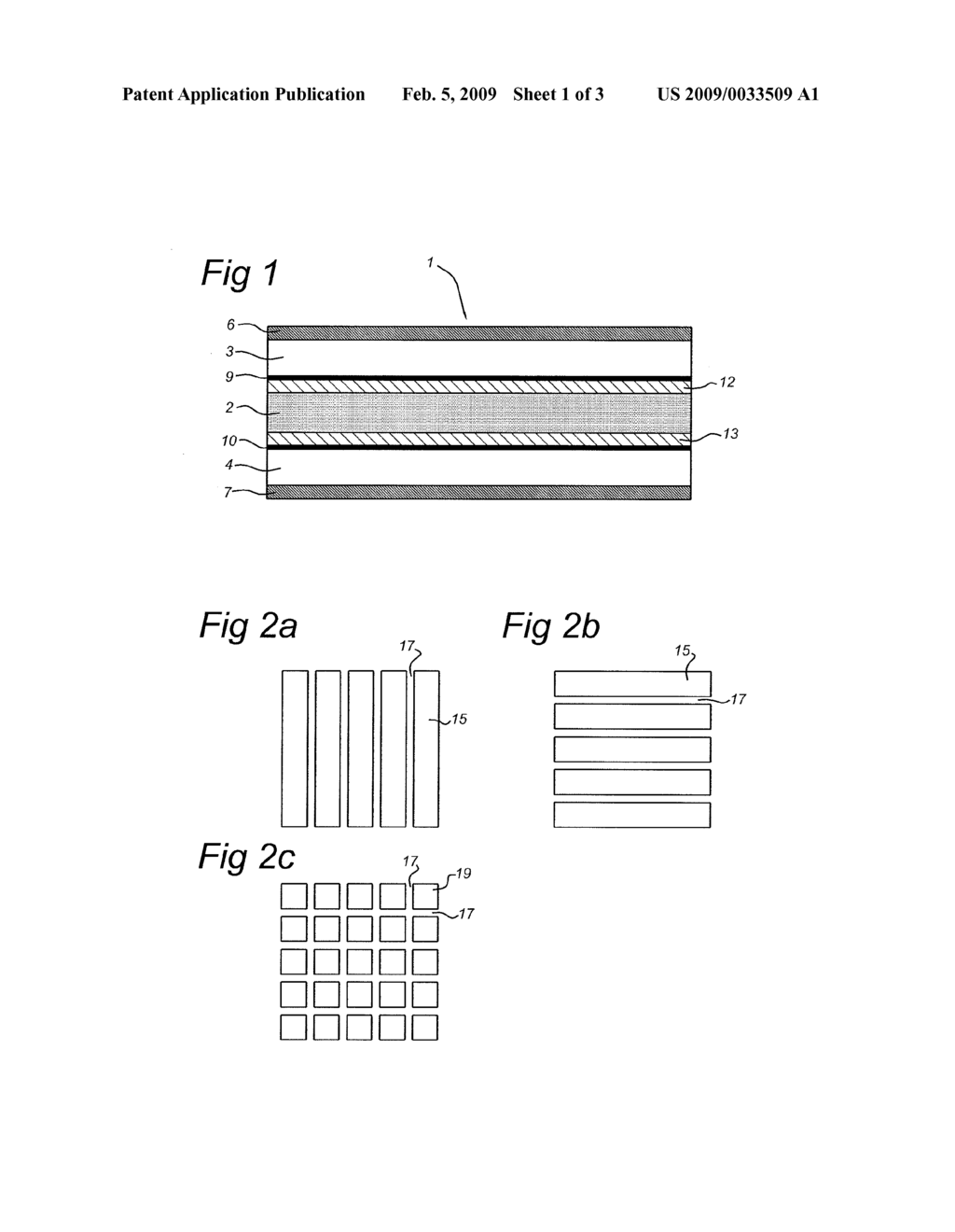 LIQUID CRYSTAL DISPLAY DEVICE PROVIDED WITH A GAS DETECTOR, GAS DETECTOR AND METHOD FOR MANUFACTURING A GAS DETECTOR - diagram, schematic, and image 02