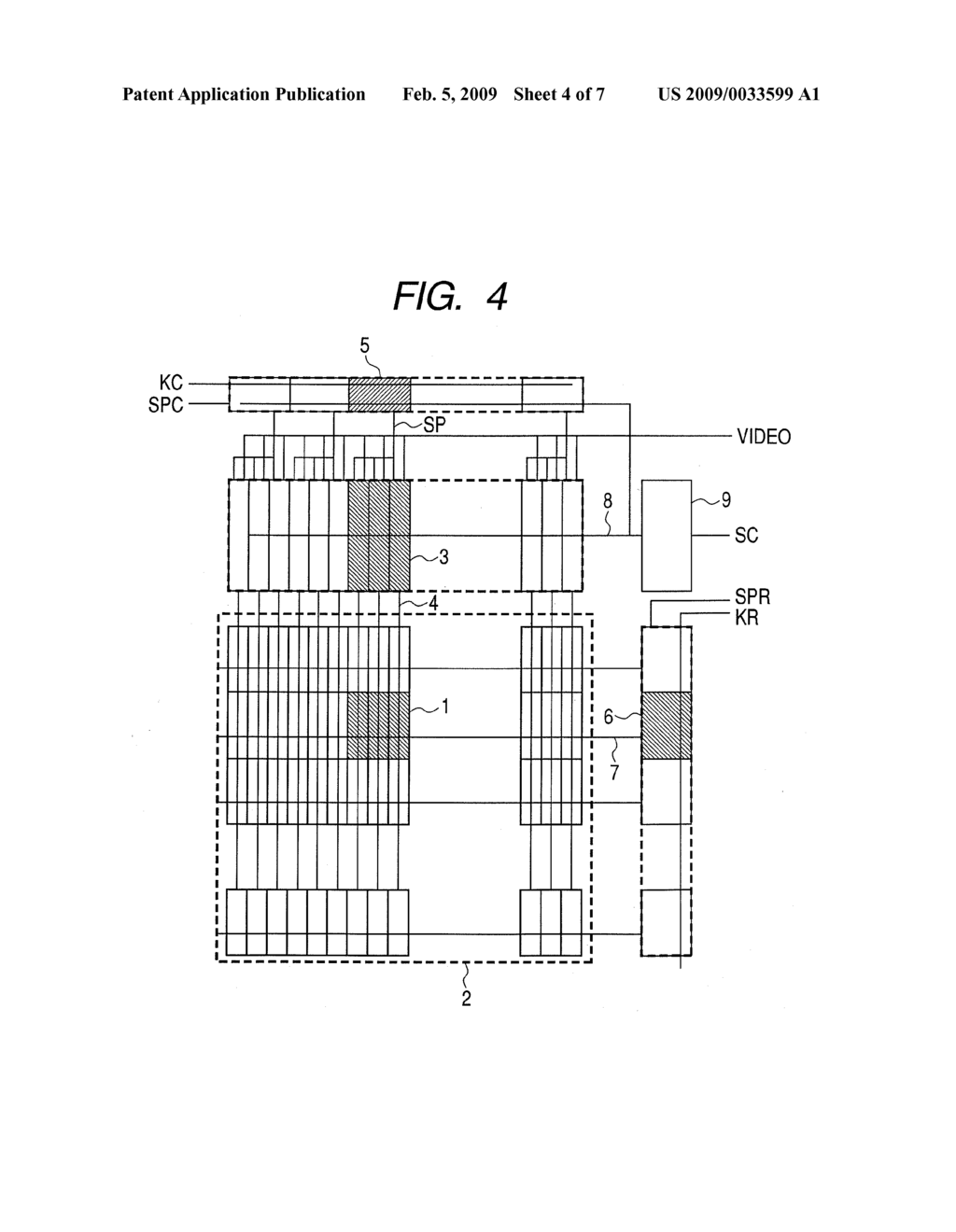 ACTIVE MATRIX DISPLAY APPARATUS AND DRIVING METHOD THEREOF - diagram, schematic, and image 05