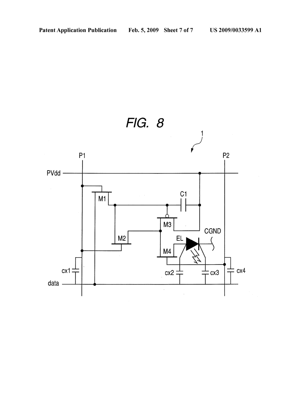 ACTIVE MATRIX DISPLAY APPARATUS AND DRIVING METHOD THEREOF - diagram, schematic, and image 08