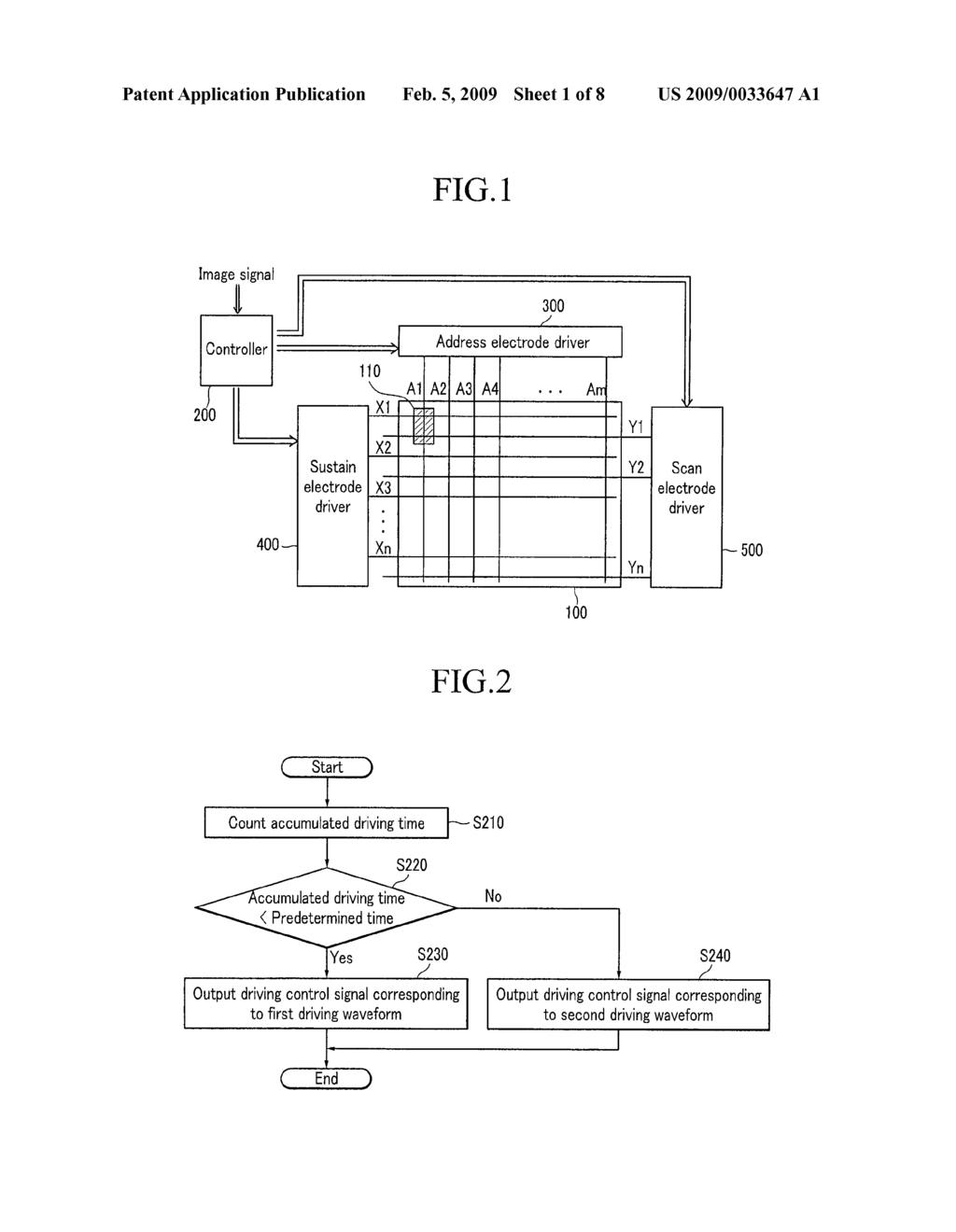 PLASMA DISPLAY AND DRIVING METHOD THEREOF - diagram, schematic, and image 02