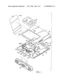 Digital video recorder with a fast-detaching hard disk assembly diagram and image