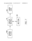 Digital video recorder with a fast-detaching hard disk assembly diagram and image