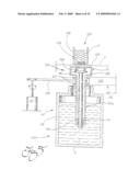 SYSTEMS USING A LEVITATING, ROTATING PUMPING OR MIXING ELEMENT AND RELATED METHODS diagram and image