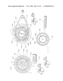 SYSTEMS USING A LEVITATING, ROTATING PUMPING OR MIXING ELEMENT AND RELATED METHODS diagram and image