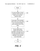 METHODS, SYSTEMS, AND COMPUTER PROGRAM PRODUCTS FOR ROUTING TRAFFIC BETWEEN NODES IN A NETWORK THAT ARE CONNECTED BY REDUNDANT LINKS diagram and image