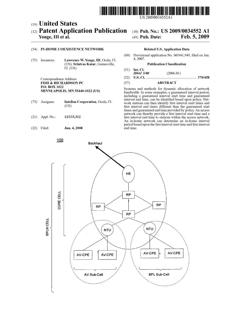 IN-HOME COEXISTENCE NETWORK - diagram, schematic, and image 01