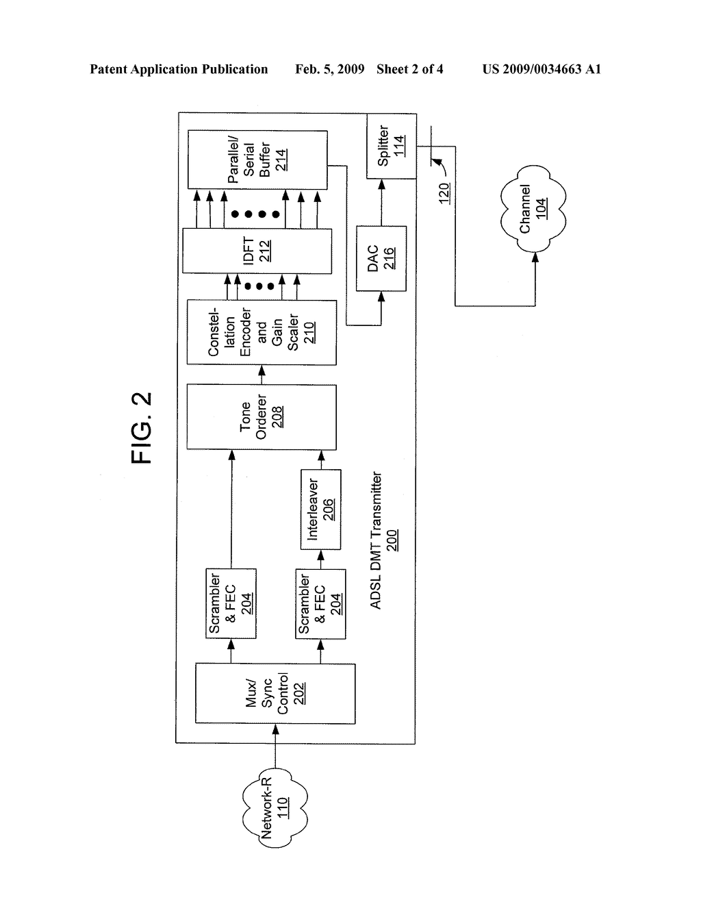 Tone Ordered Discrete Multitone Interleaver - diagram, schematic, and image 03