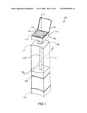 Apparatus for Storing and Hygenically Dispensing a Cleansing Solution diagram and image