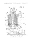 Device for machining workpieces, in particular aeronautical parts manufactured from solid blocks of raw material diagram and image