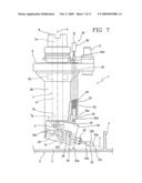 Device for machining workpieces, in particular aeronautical parts manufactured from solid blocks of raw material diagram and image