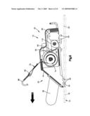 Wheel chock With Restraint diagram and image