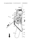 Wheel chock With Restraint diagram and image