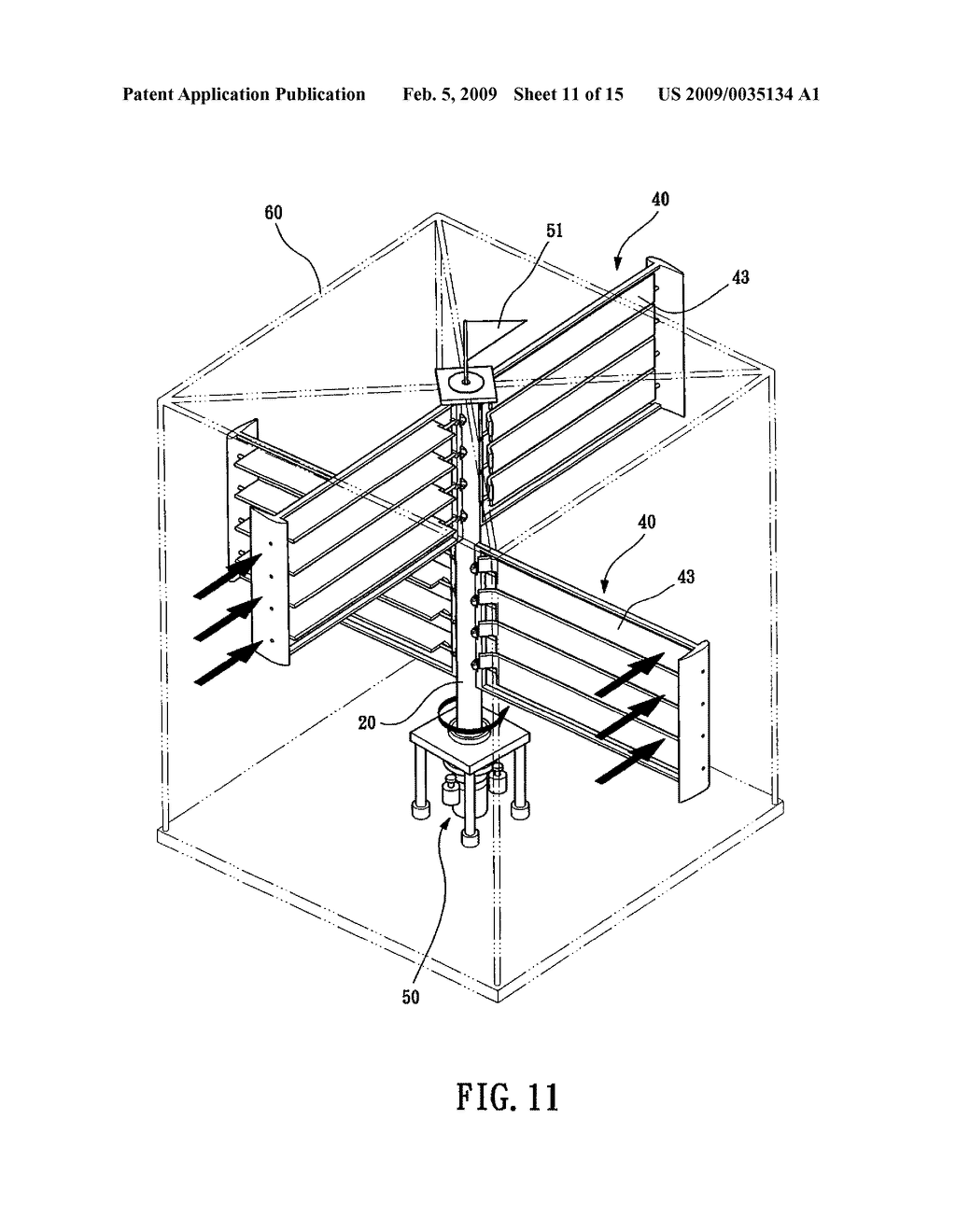 VERTICAL AXIS WIND TURBINE WITH WINGLETTED CAM-TILTABLE BLADES - diagram, schematic, and image 12